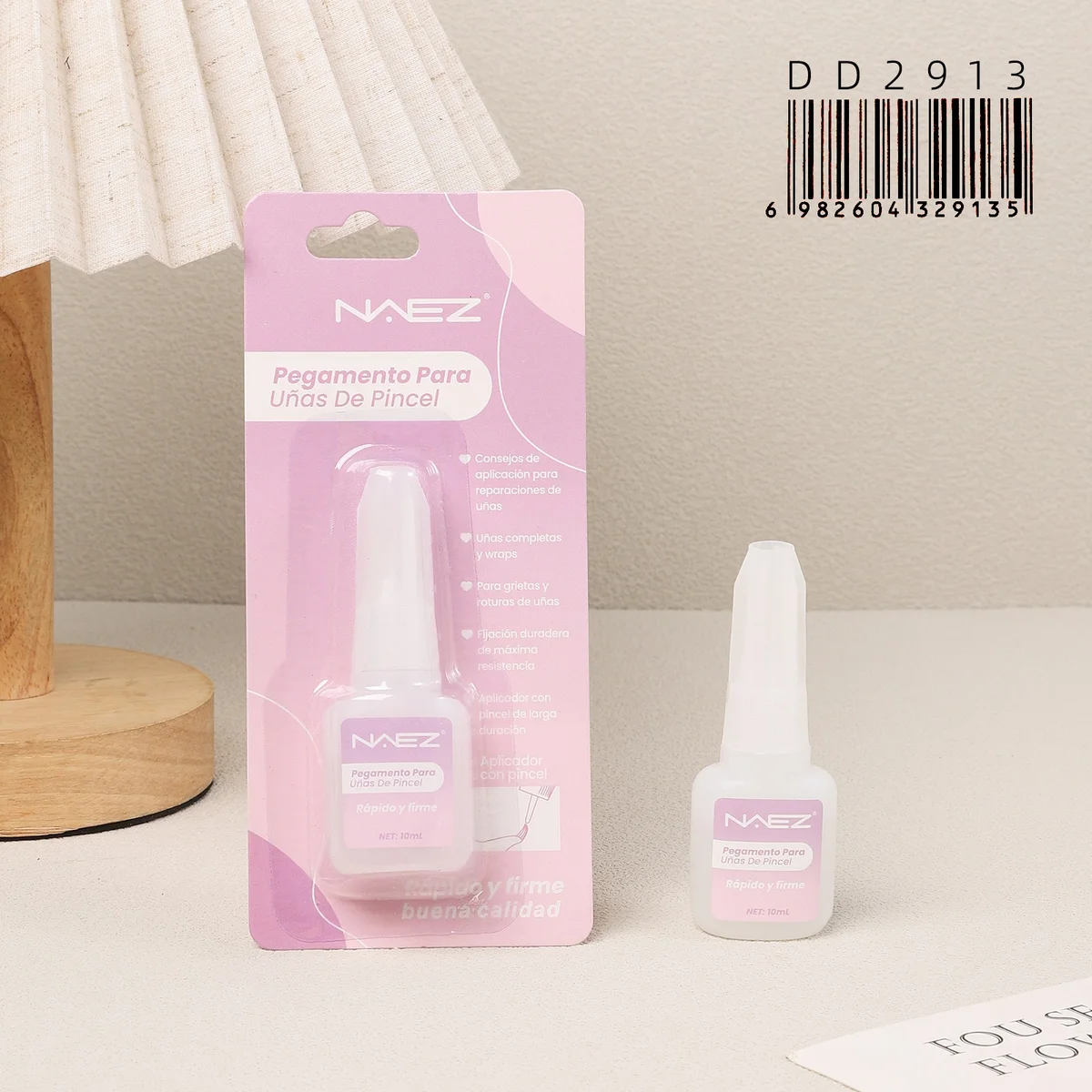Pegamento para unas con Pincel Naez 10ml