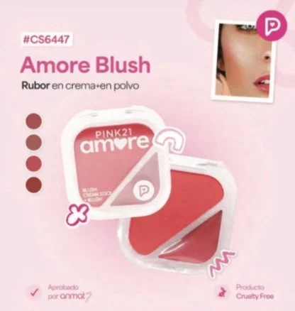 CREAM STICK+RUBOR PINK21