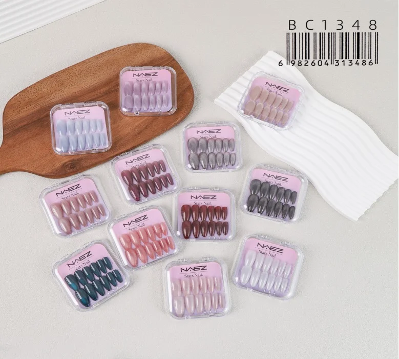 P*12 UNAS PRESS ON FORMA ALMENDRA NAEZ