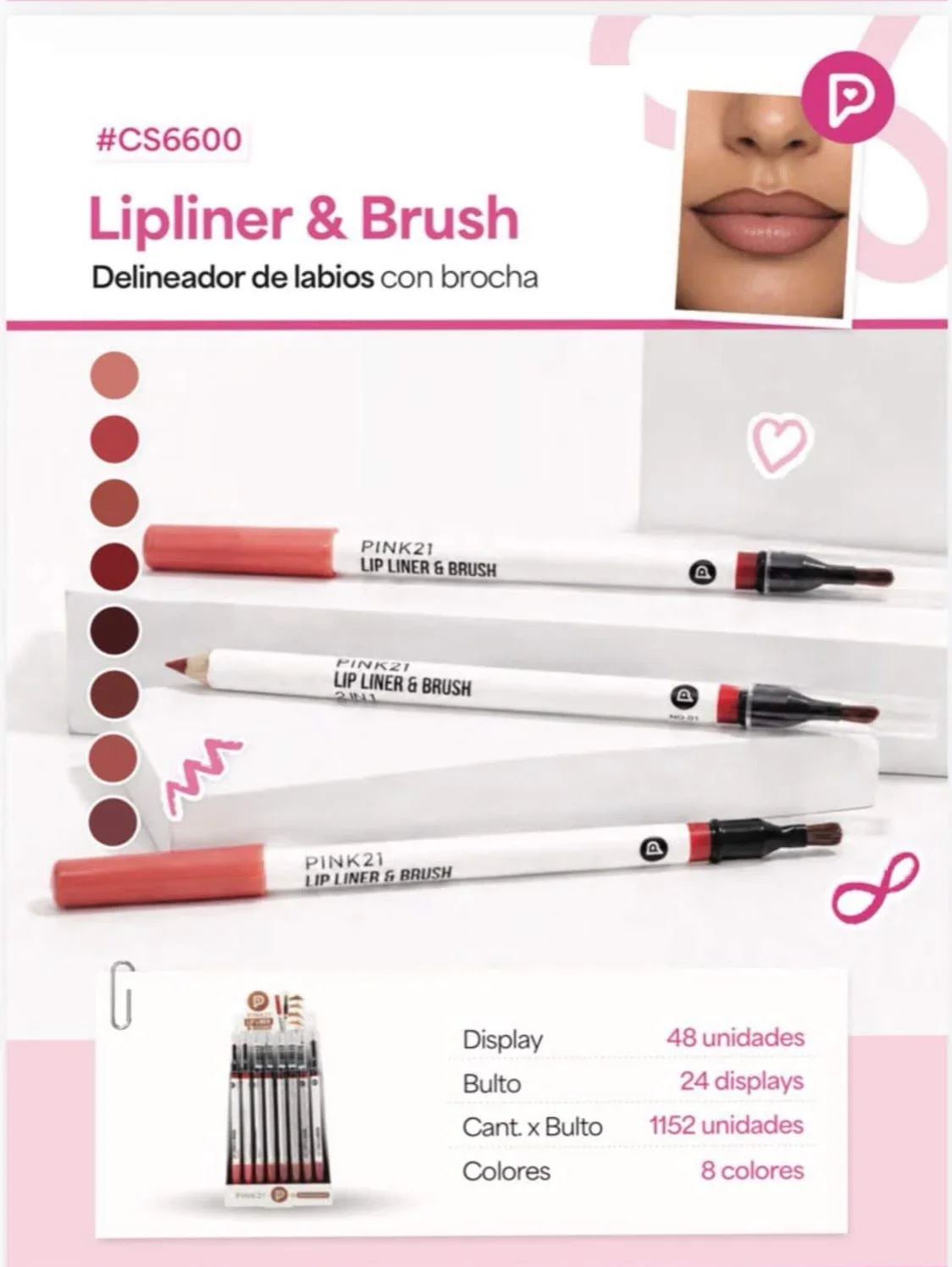 Delineador para Labios Pink21