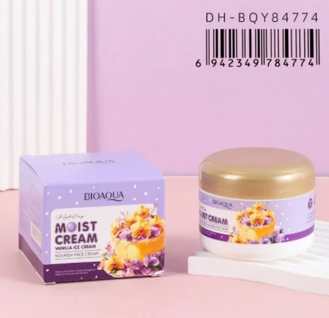 CREMA FACIA HIDRATANTE VANILLA ICE CREAM MOIST CREAM BIOAQUA
