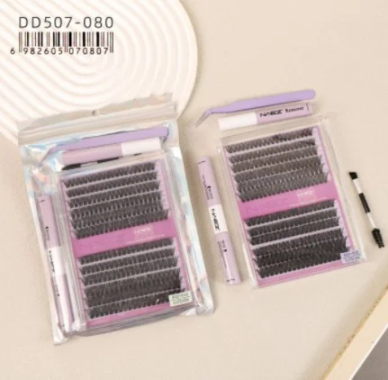 Kit de Pestanas Diy con Pegamento y Pinza 60d+80d 0.07d Mix Naez
