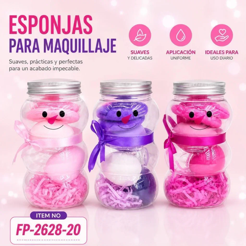 Set de Esponjas en Botella 5pcs Tei