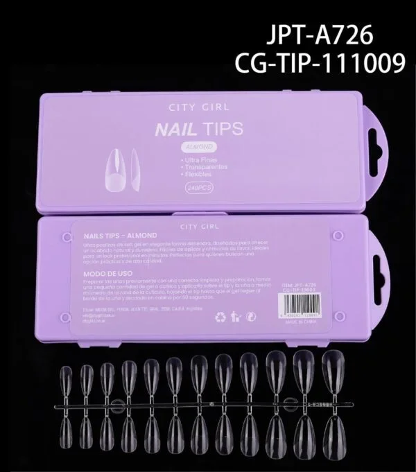 TIPS SOFT GEL ALMOND CITY GIRL